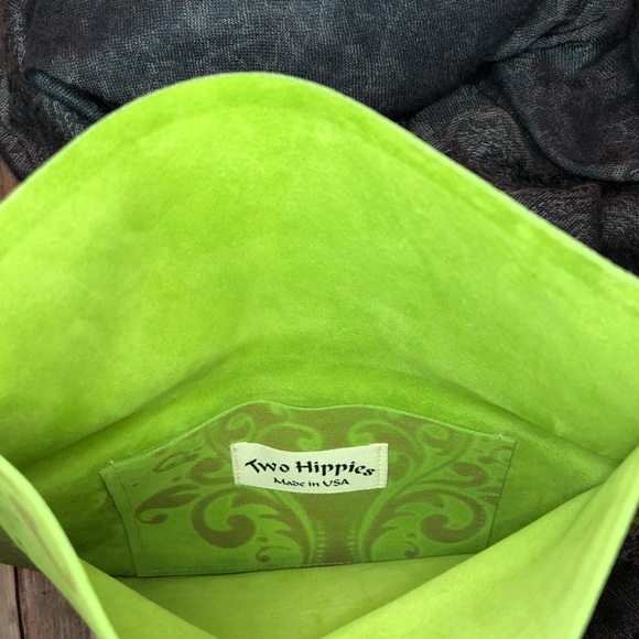 Two Hippies Leather Suede Clutch - Picture 5 of 5